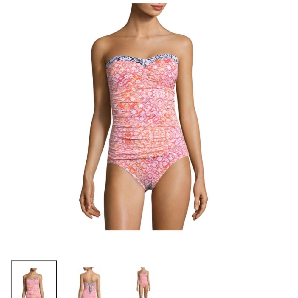 NWT Tommy Bandeau bathing suit